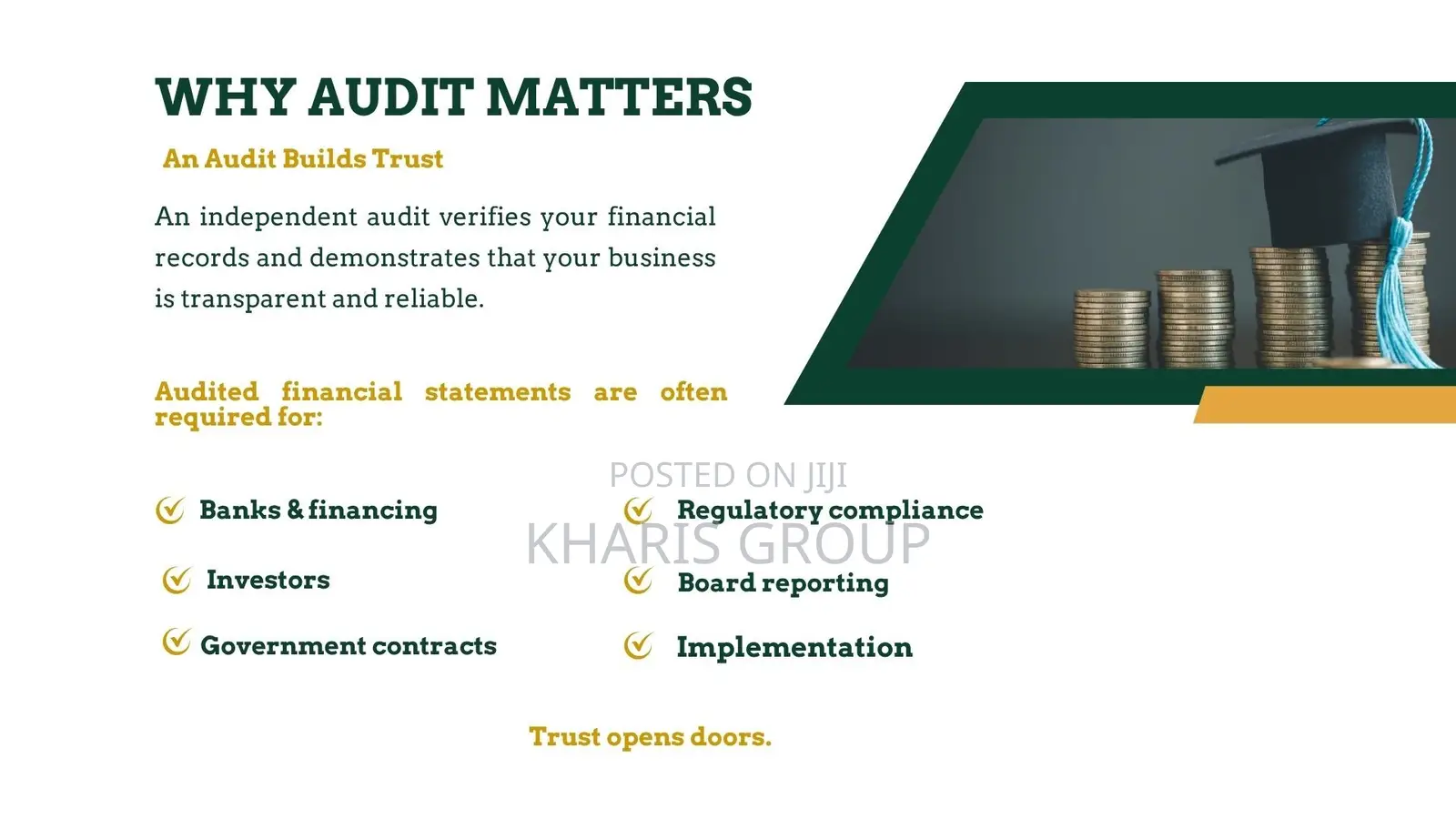 Need Reliable Accounting, Tax Audit Services in Ghana?
