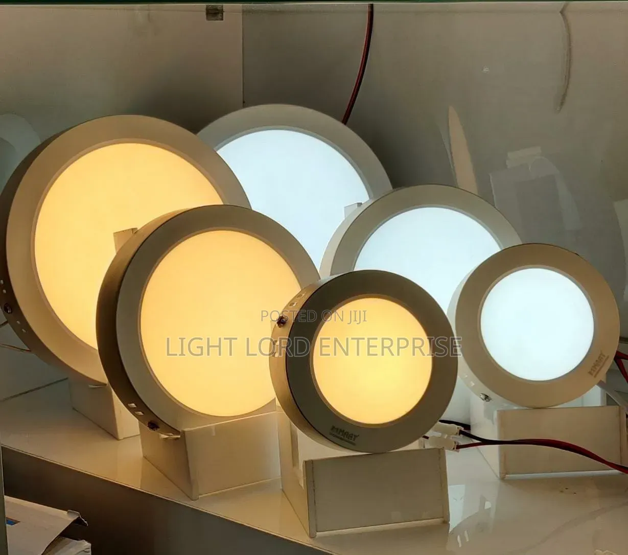 Fireproof Material Panel Light Surface Type White /Warm/Blue