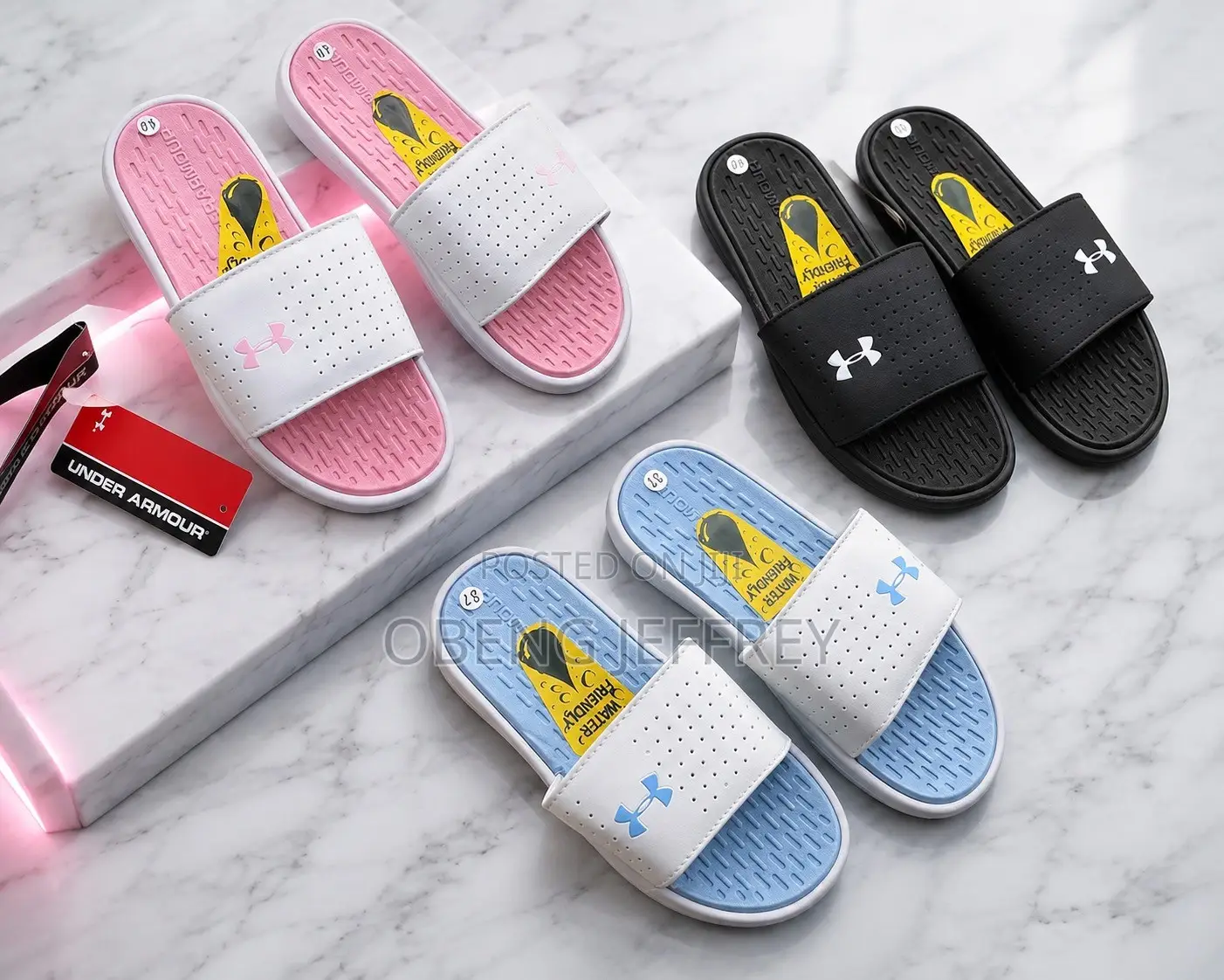Original Under Armour Athletic Slides in Colours