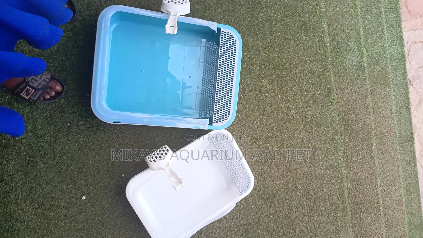 Open Cat Litter Boxes With Scoops[sizeable]