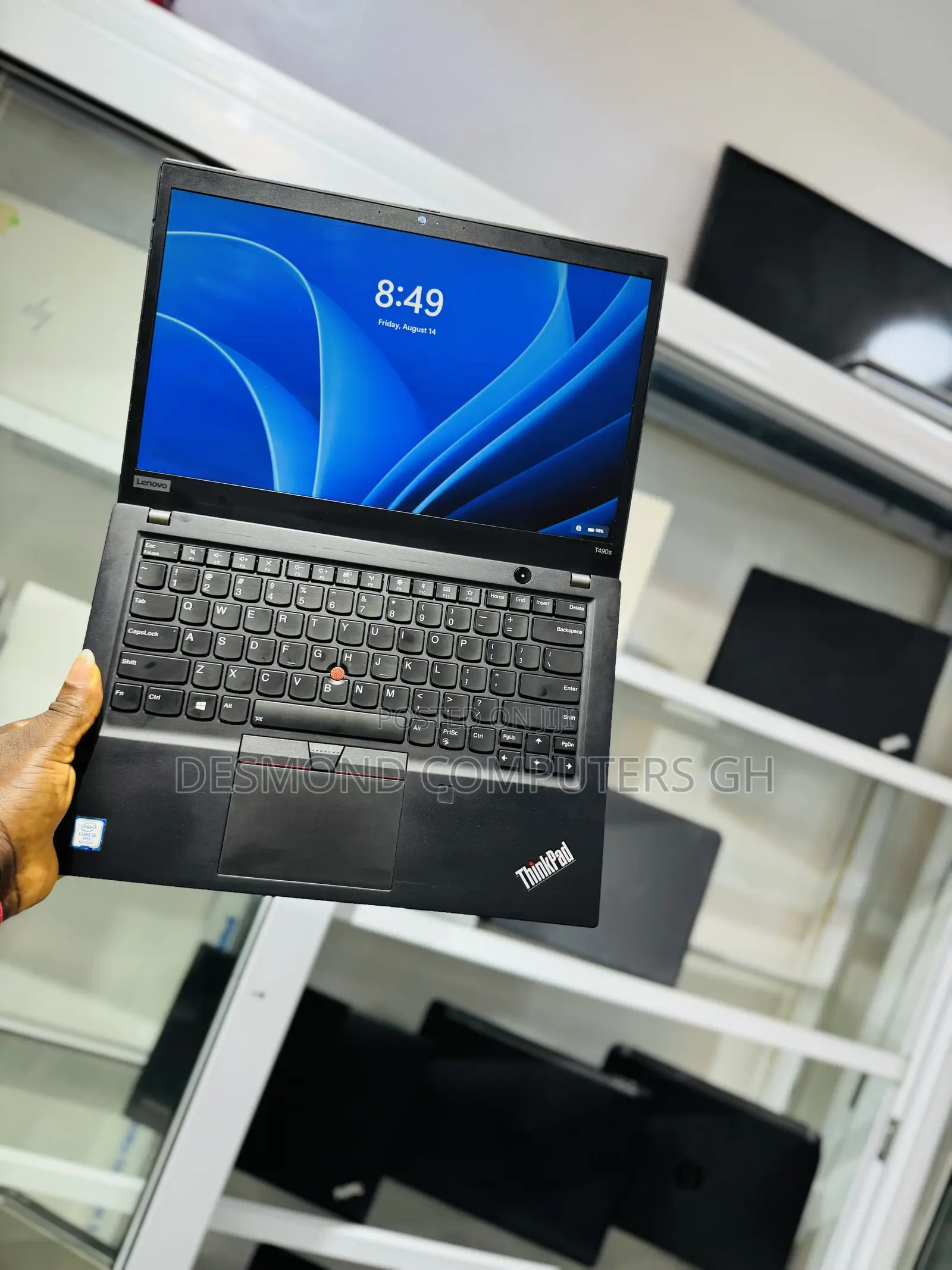 Laptop Lenovo ThinkPad T490s 16GB Intel Core i5 SSD 256GB