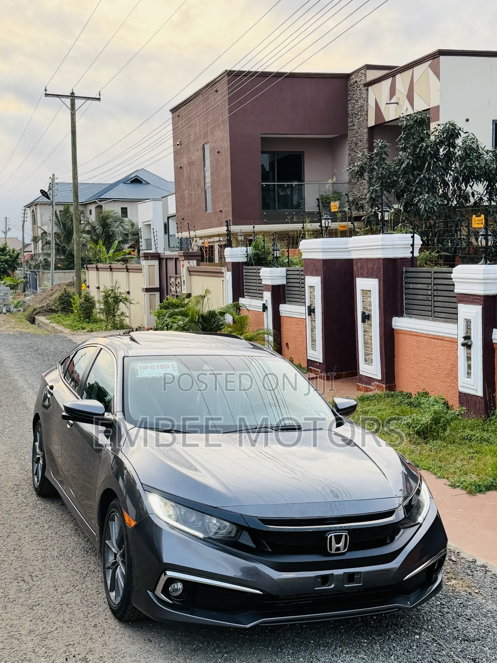 Honda Civic EX Sedan 2019 Gray