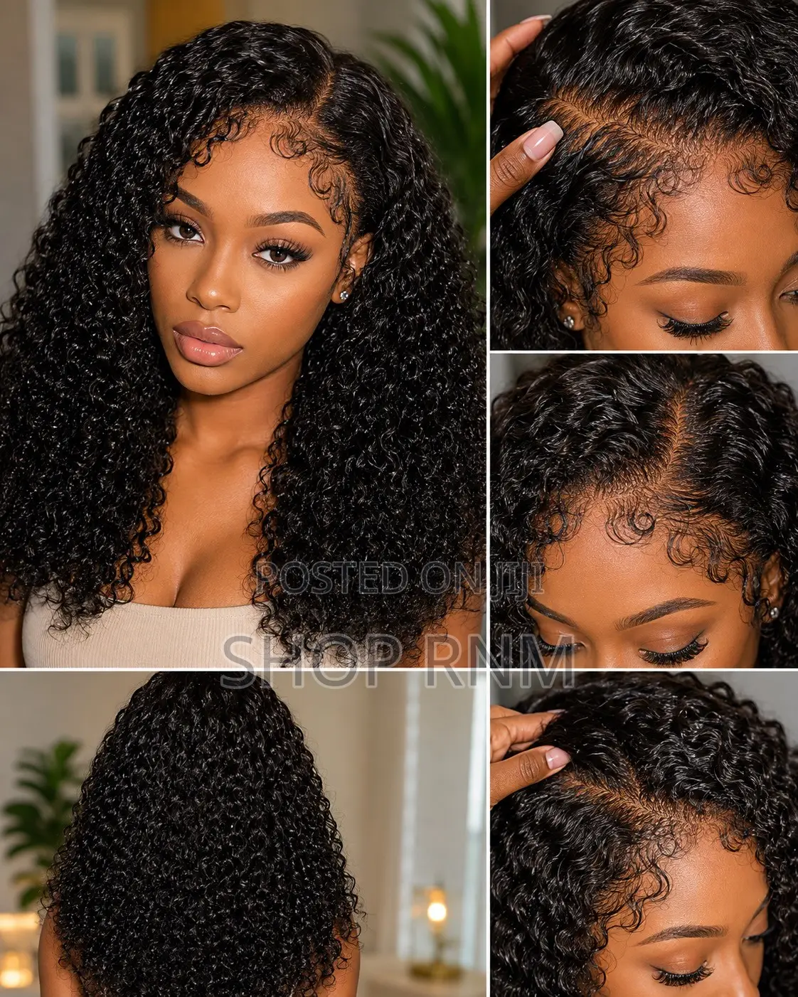 Kinky Hairline Frontal Wet Curls 14”