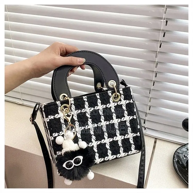 Black and White Square Bag