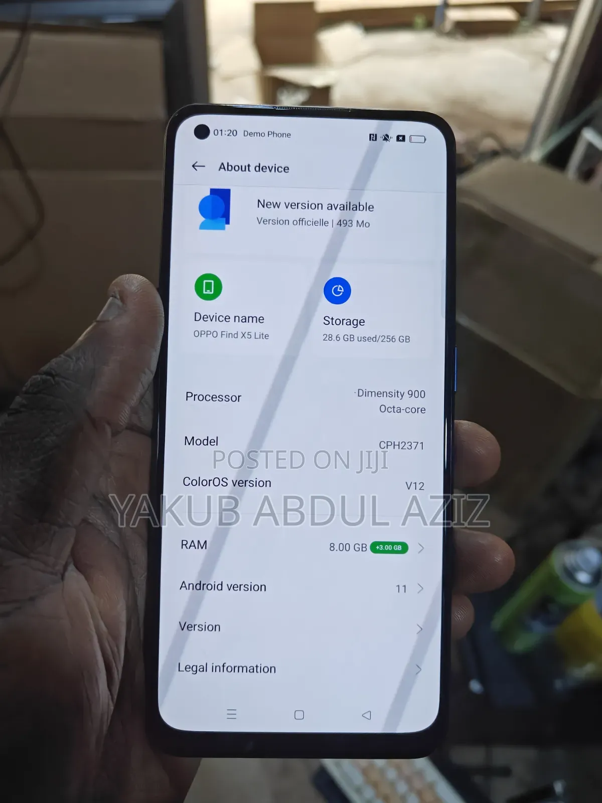Oppo Find X5 Lite 5G 8 GB Blue