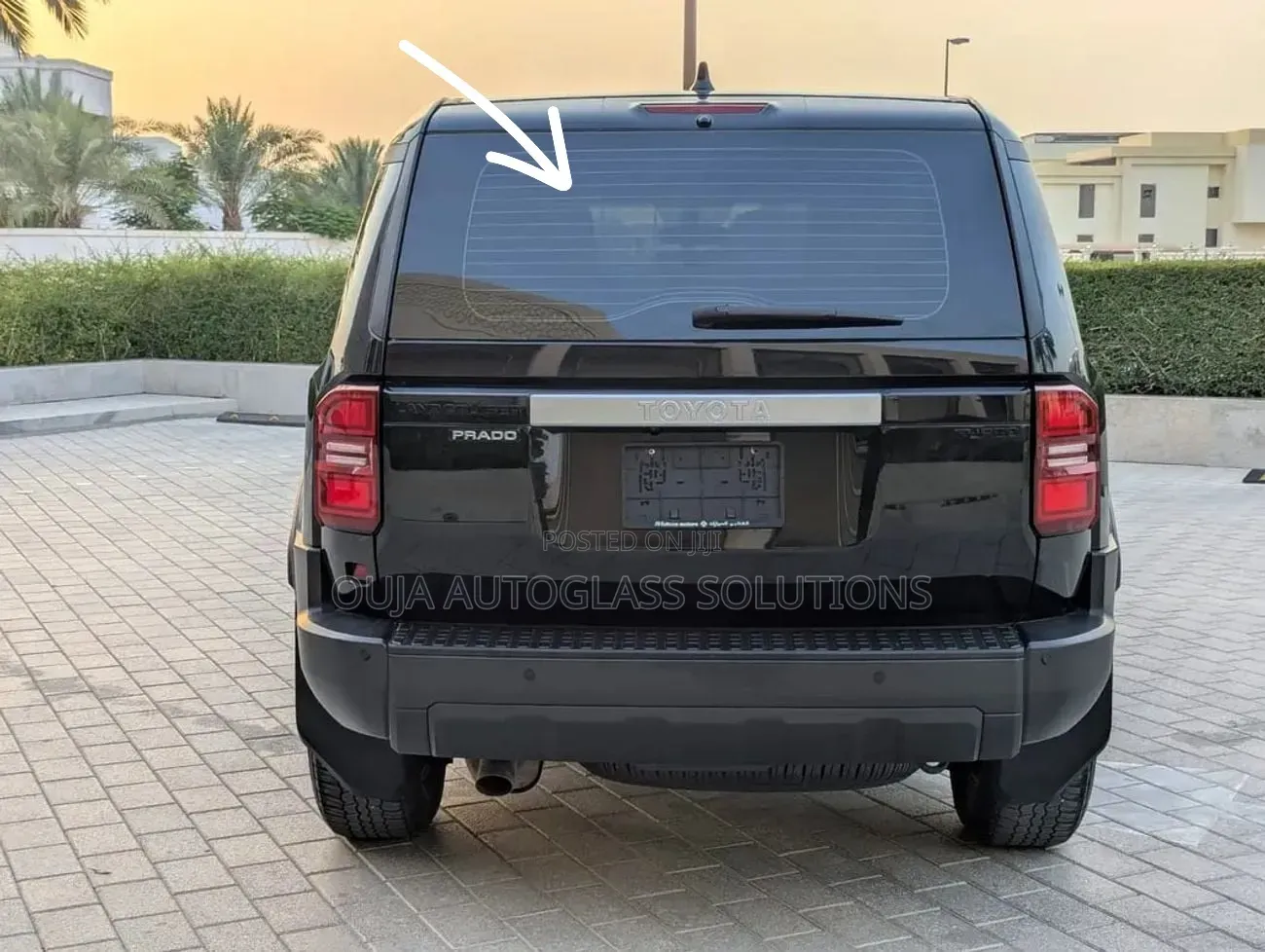 2024 Toyota Landcruiser Prado Heated Tailgate Window Glass Available