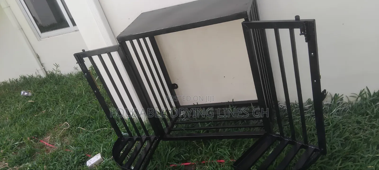 Double Swinging Door Gas Cylinder Cage