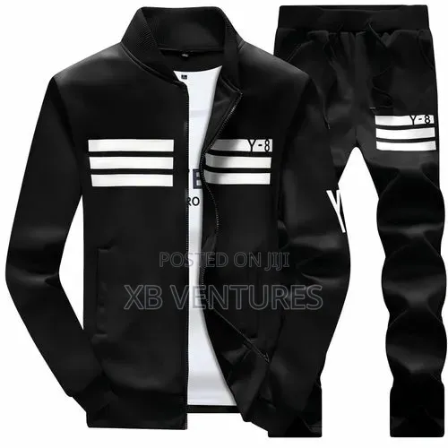 Luxe Finish Men's Casual Long Sleeve Jacket and Pants
