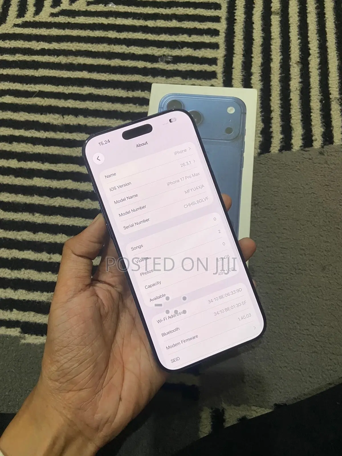 Apple iPhone 17 Pro Max 256 GB Blue