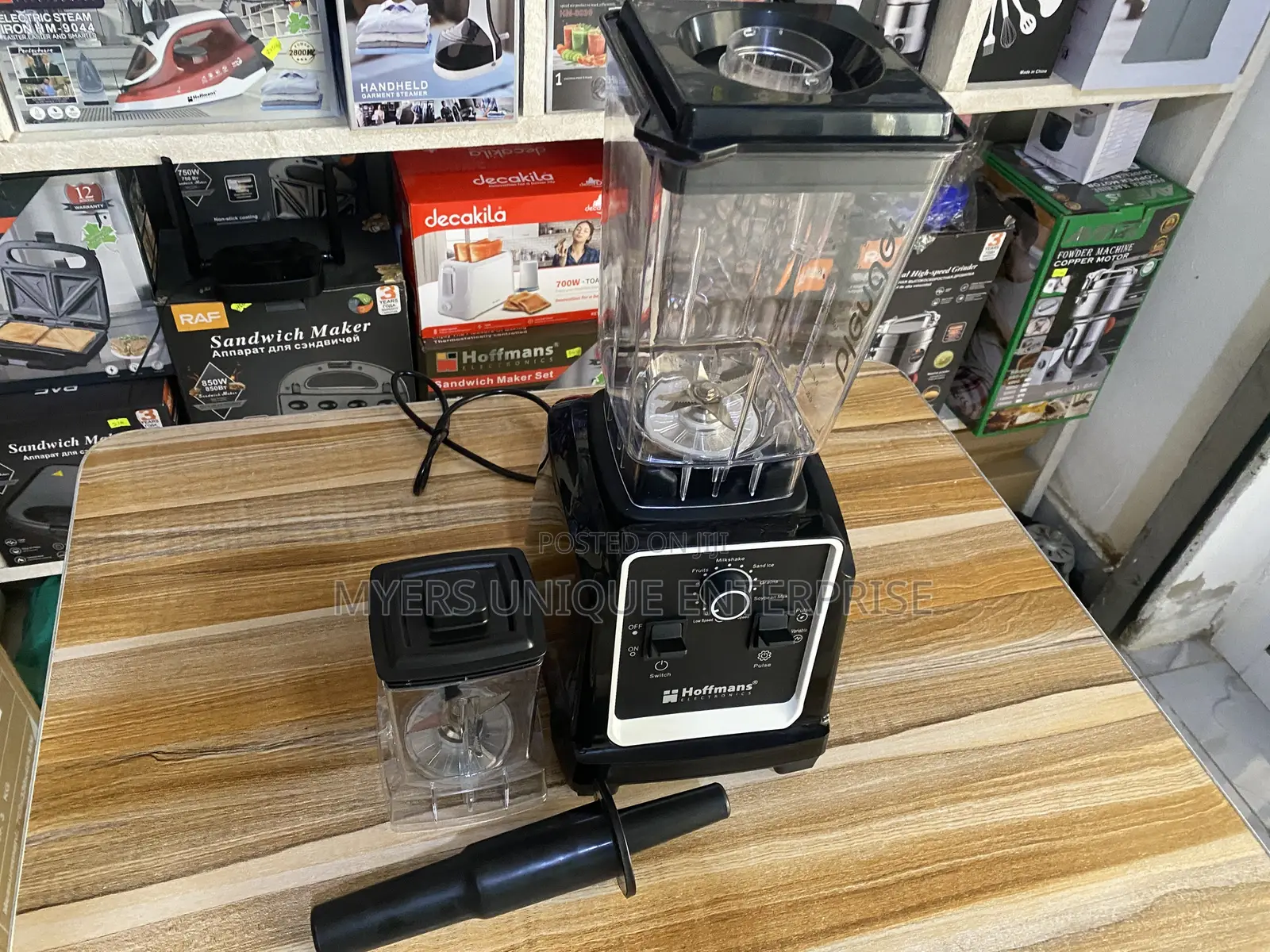 Hoffmans 2.5L Commercial Blender With Unbreakable Jar