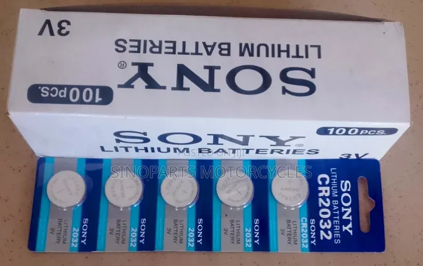 Sony CR2032 3V Lithium Battery 5pcs Car Key CMOS