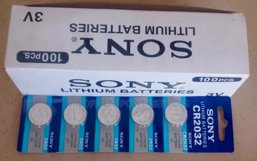 Sony CR2032 3V Lithium Battery 5pcs Car Key CMOS