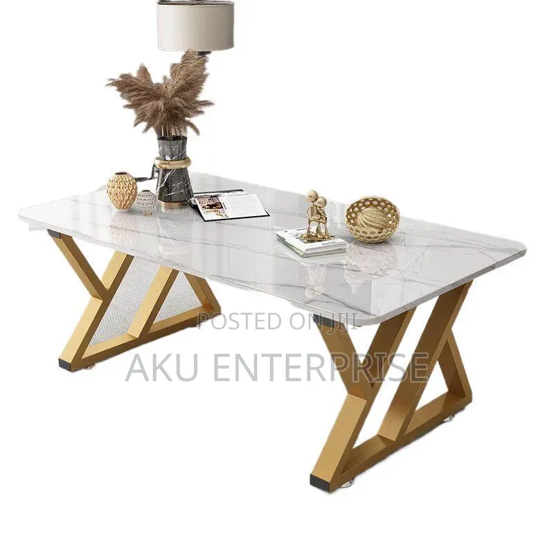 Modern Rock-Slab Coffee Table