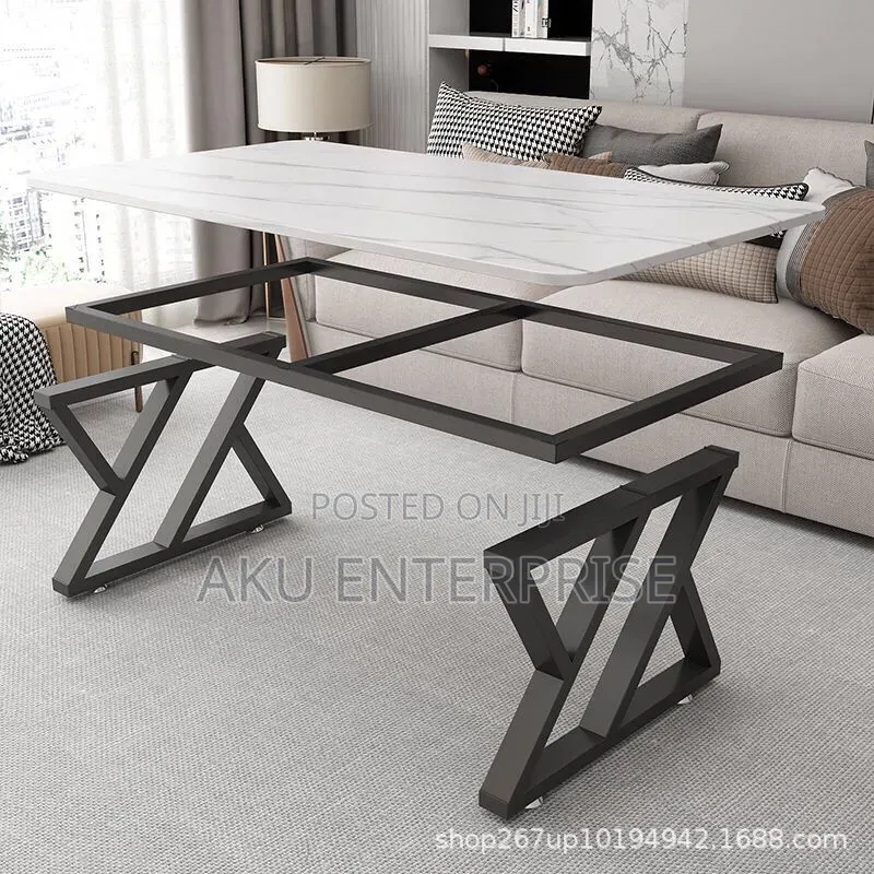 Modern Rock-Slab Coffee Table