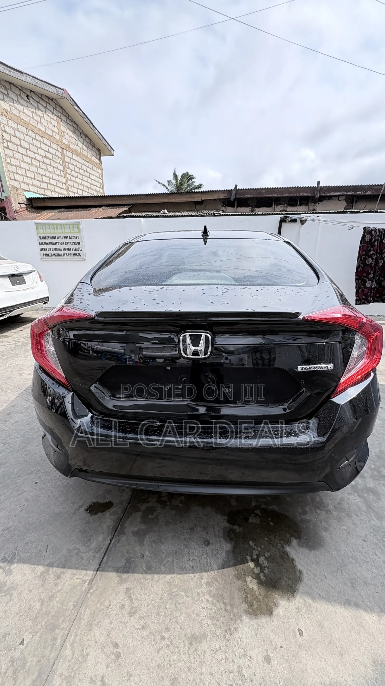 Honda Civic Touring 4dr Sedan (1.5L 4cyl) 2016 Black