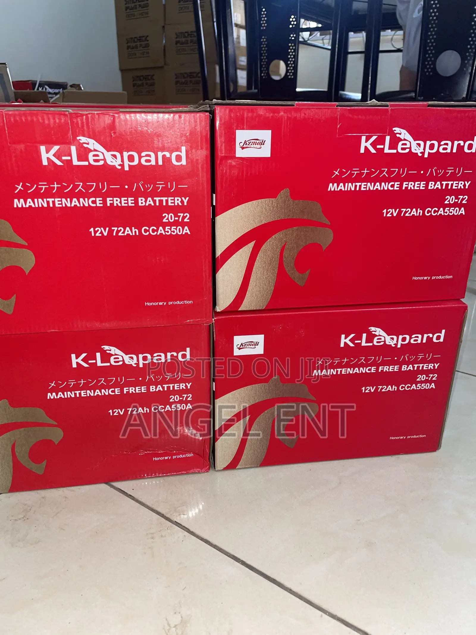 K-Leopard (15 Plates) Quality Maintenance Free Battery Available