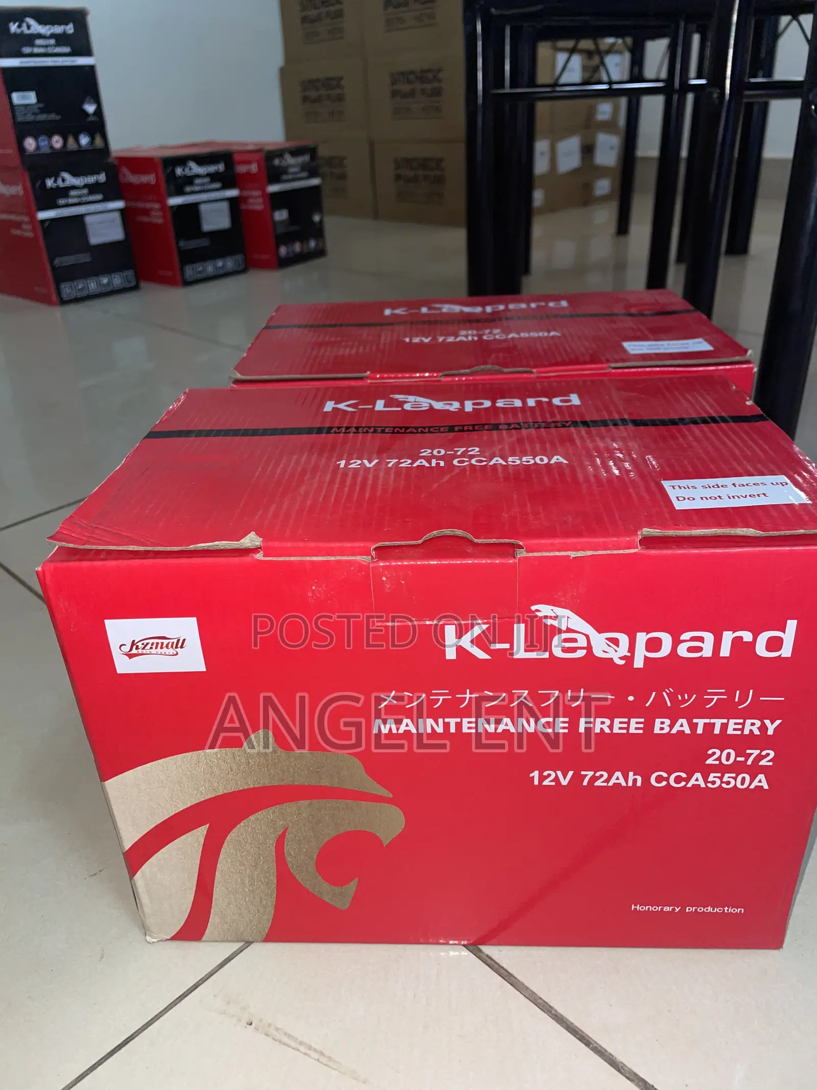 K-Leopard (15 Plates) Quality Maintenance Free Battery Available