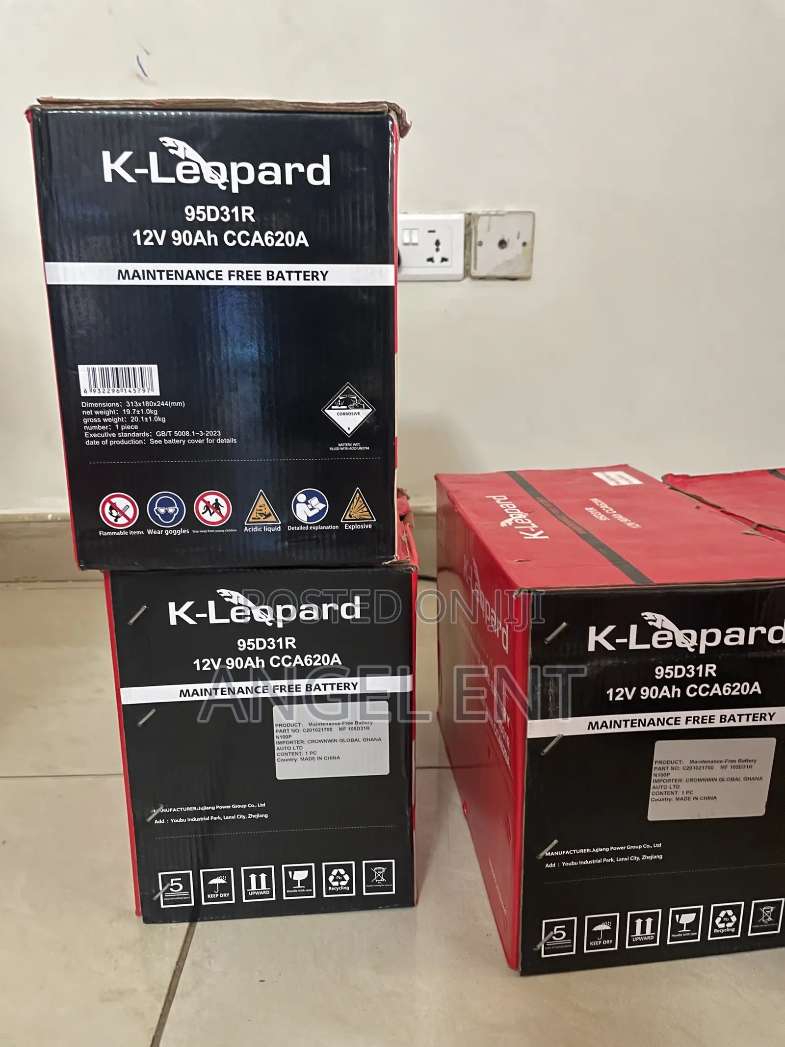 K-Leopard (90Ah) Maintenance Free Car Battery Available