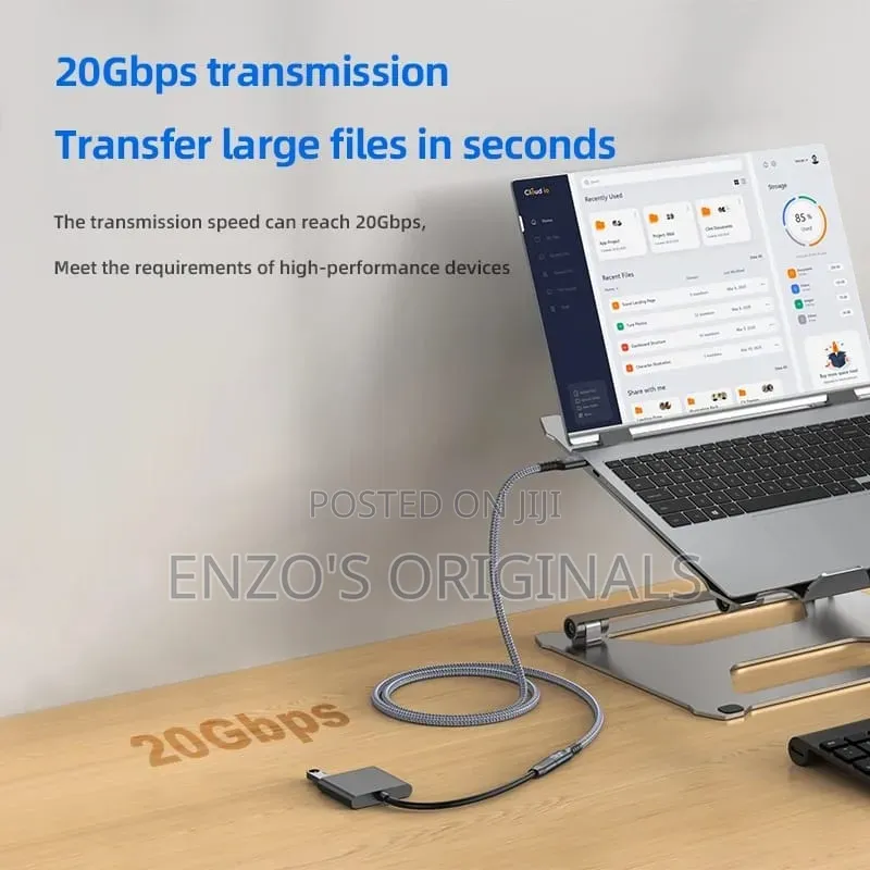 USB-C Female to Male Extender Joiner Extention Cable Extension to 3M