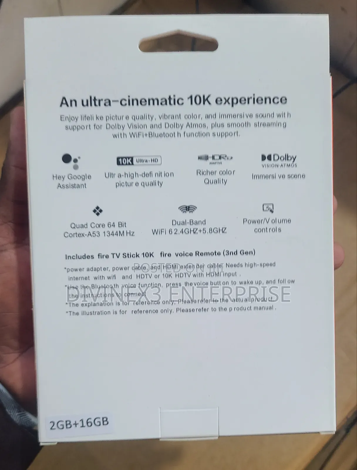 Fire TV Stick — 2GB RAM + 16GB Storage