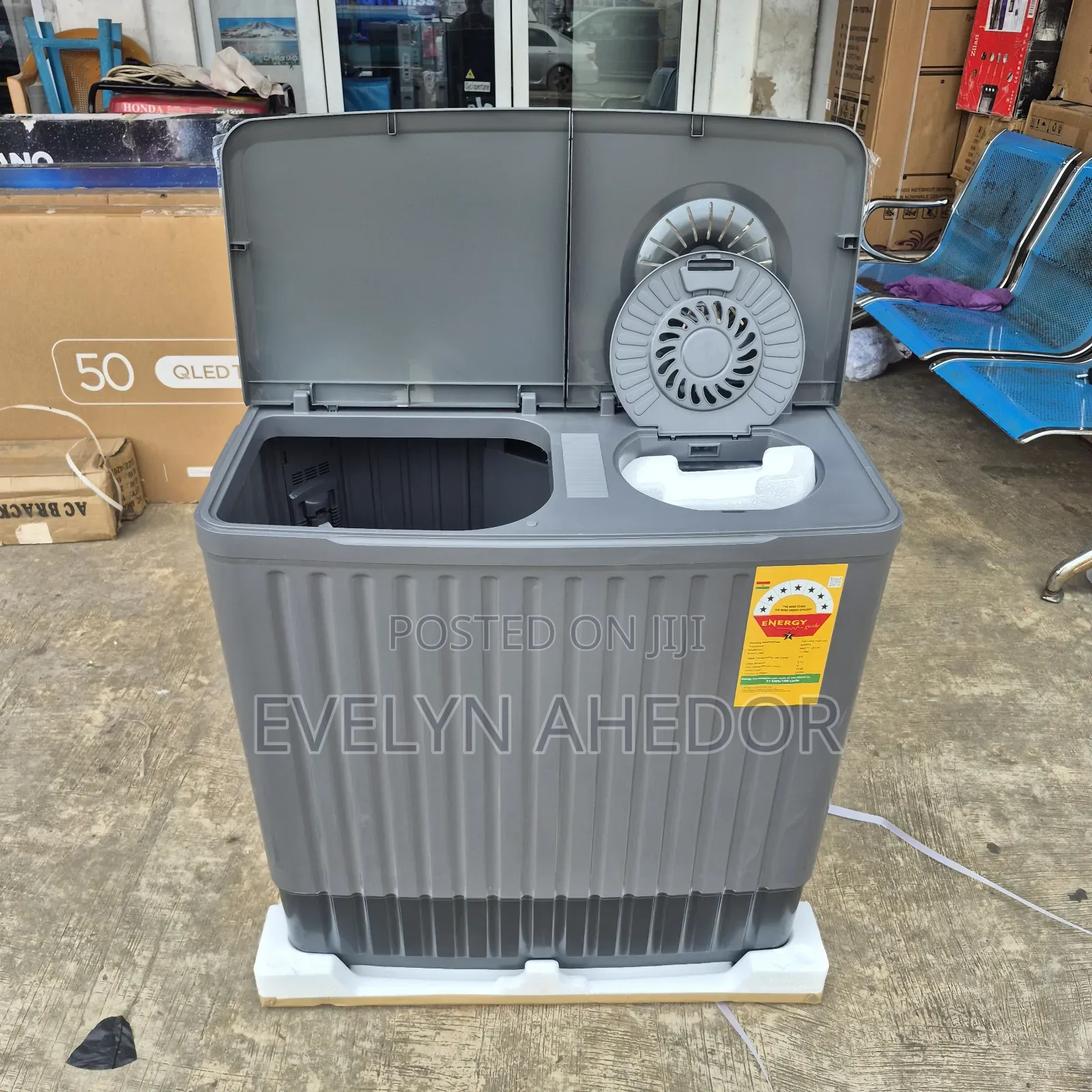 Large Size of Nasco 11kg Washing Machine Gray Colour