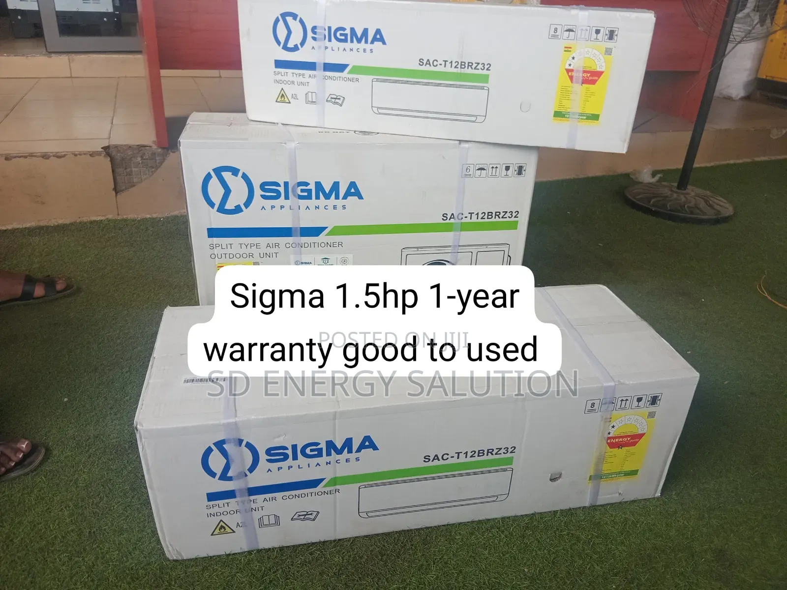 Sigma 1.5HP Split Air Conditioner Powerful Cooling, Premium Quality 