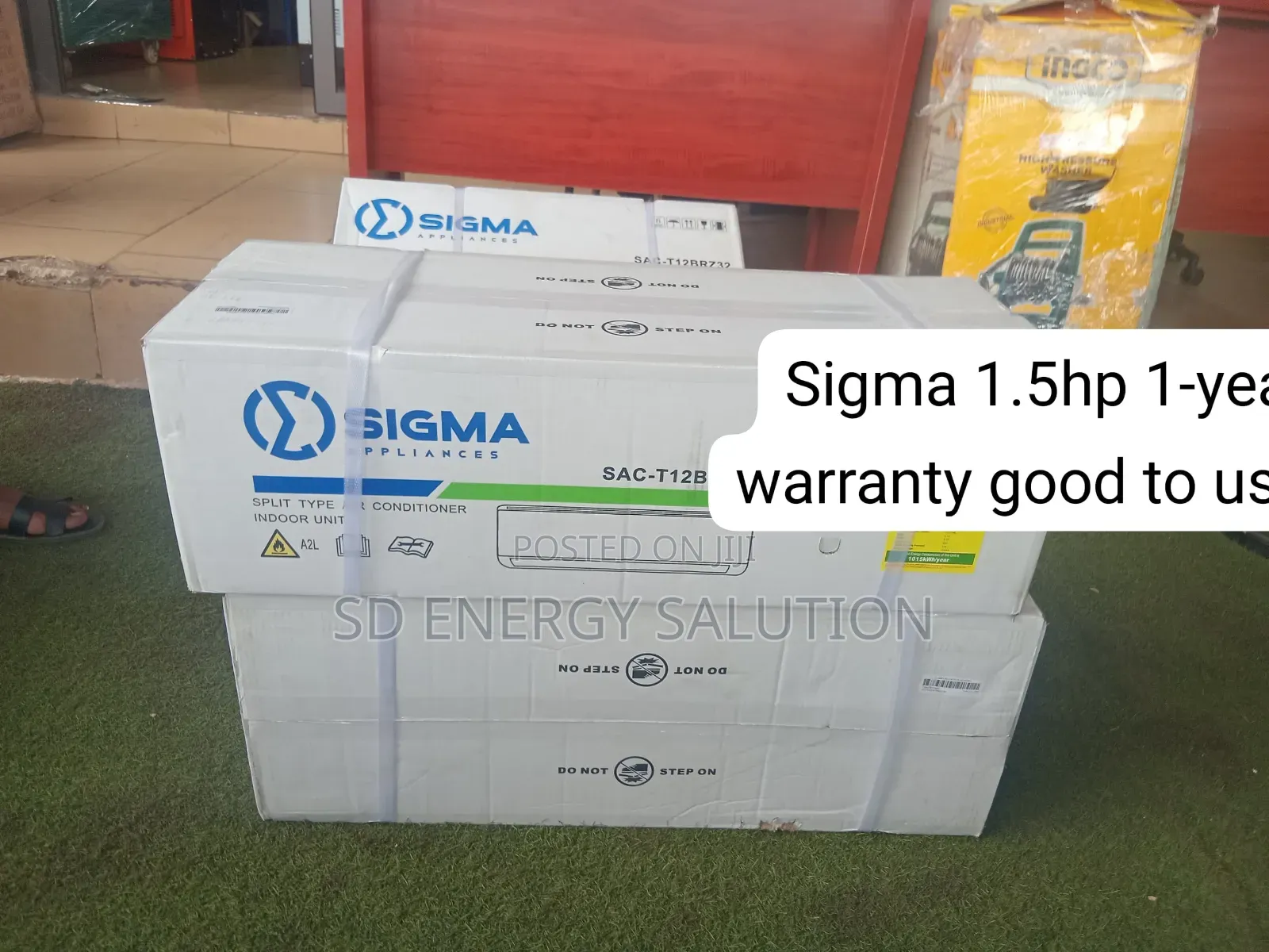 Sigma 1.5HP SplitAir Conditioner Fast Cooling Performance With Quality