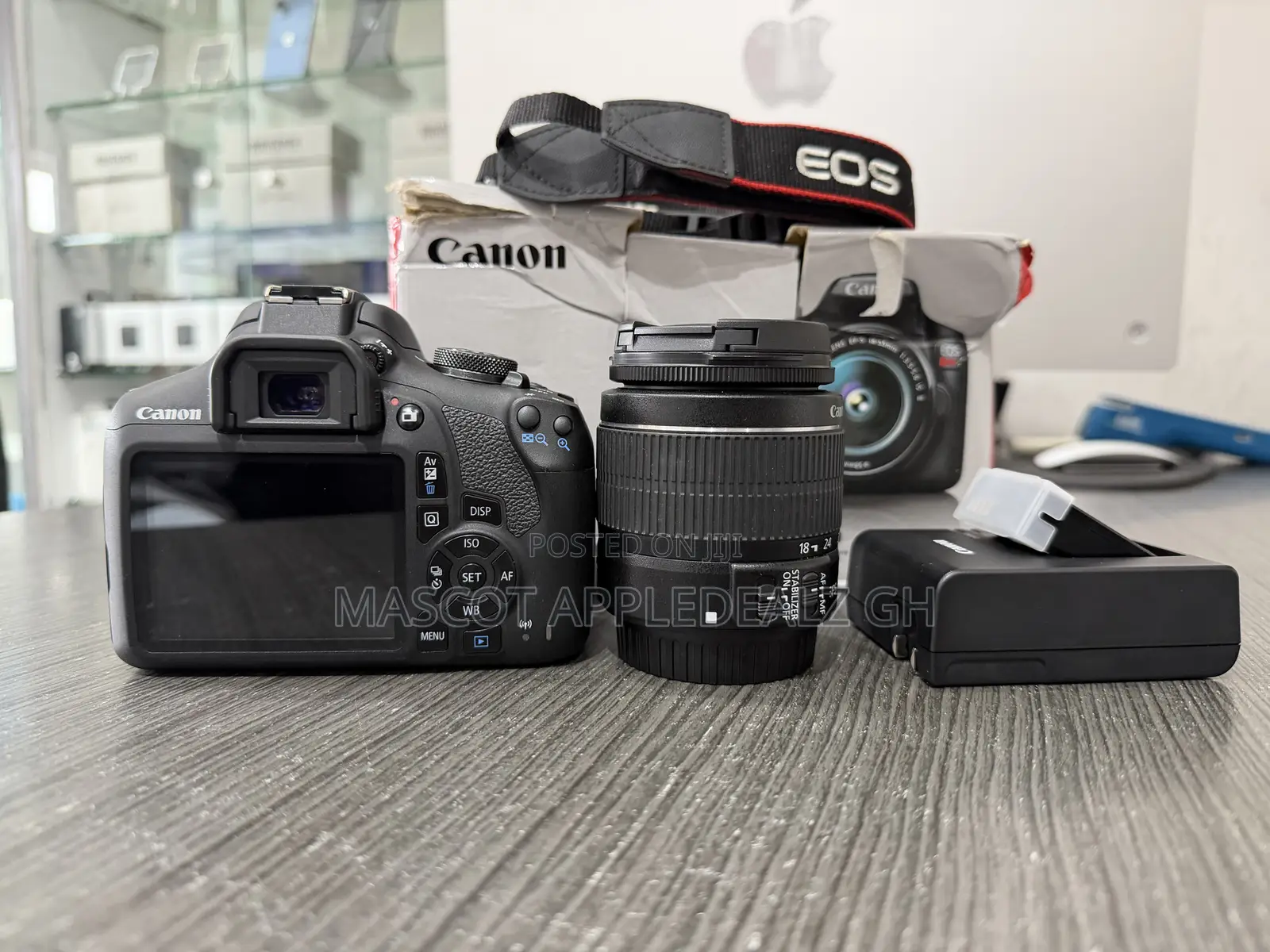 Canon - EOS Rebel T7 EF-S 18-55 IS Camera