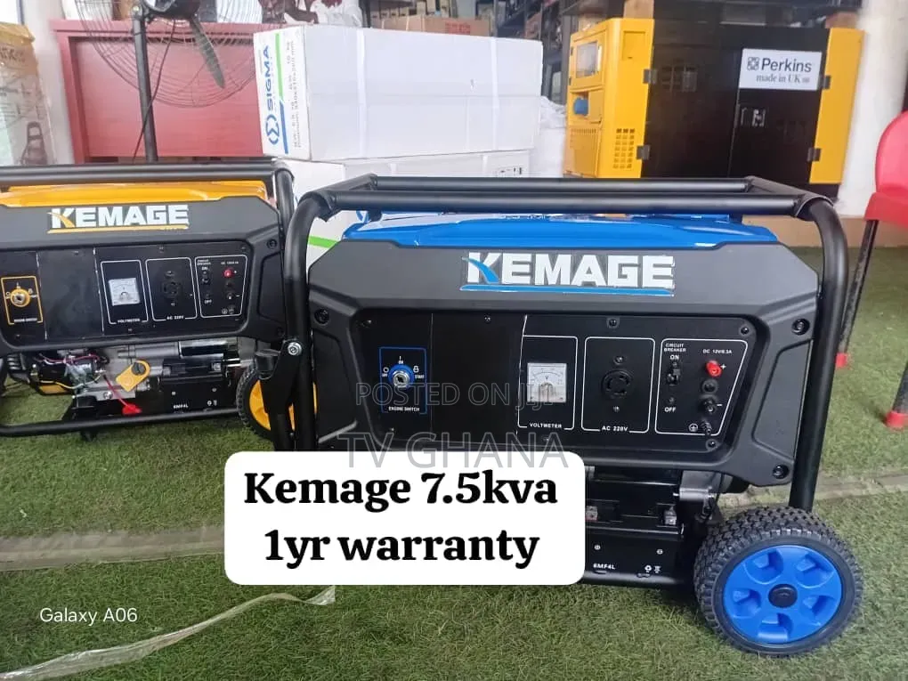 Kemage 7.5KVA 8500W Petrol Generator – Powerful Reliable7.5kva