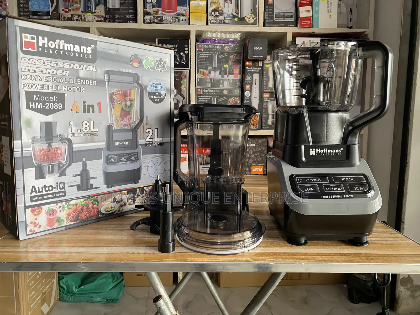 Hoffmans 2000W 4 in 1 Commercial Blender