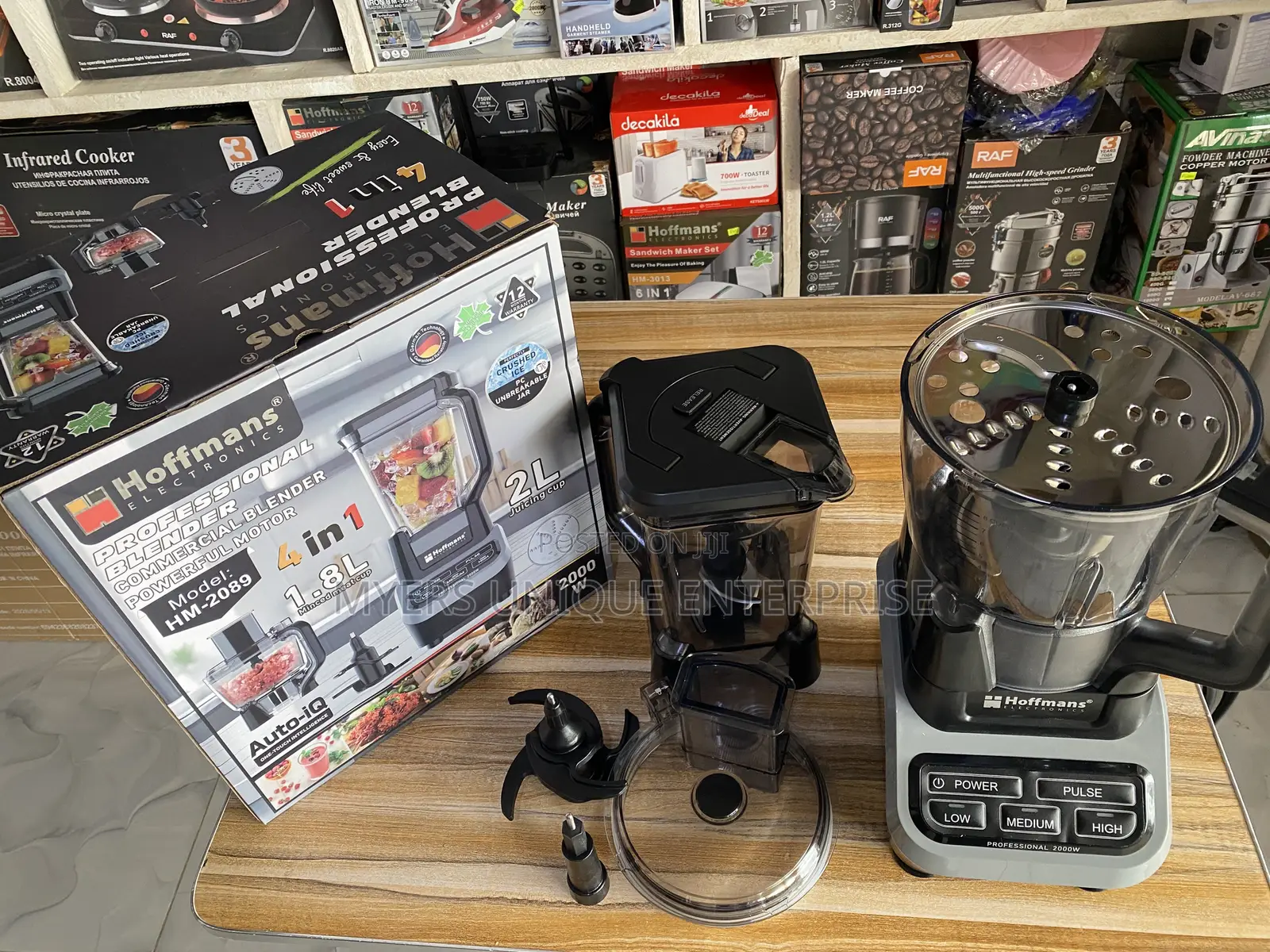 Hoffmans 2000W 4 in 1 Commercial Blender