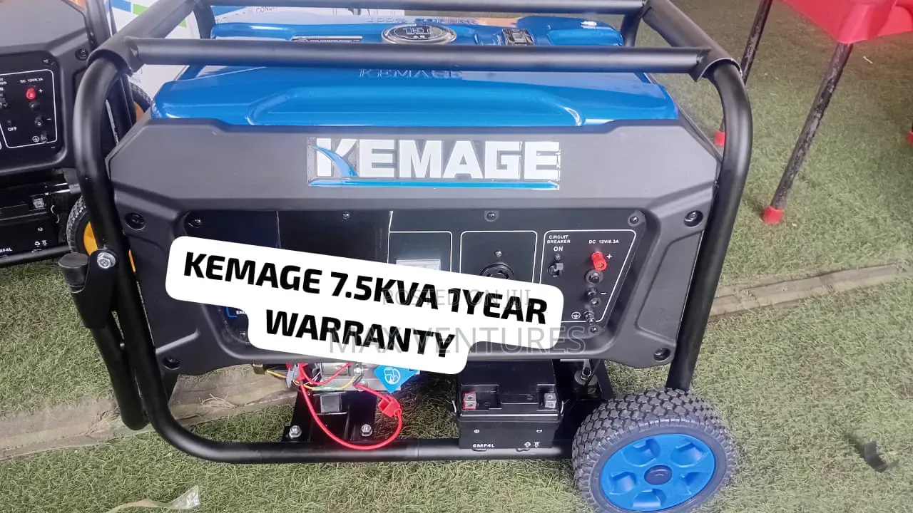 Powerful KEMAGE 7.5KVA Petrol Generator at Great Price 7.5kva
