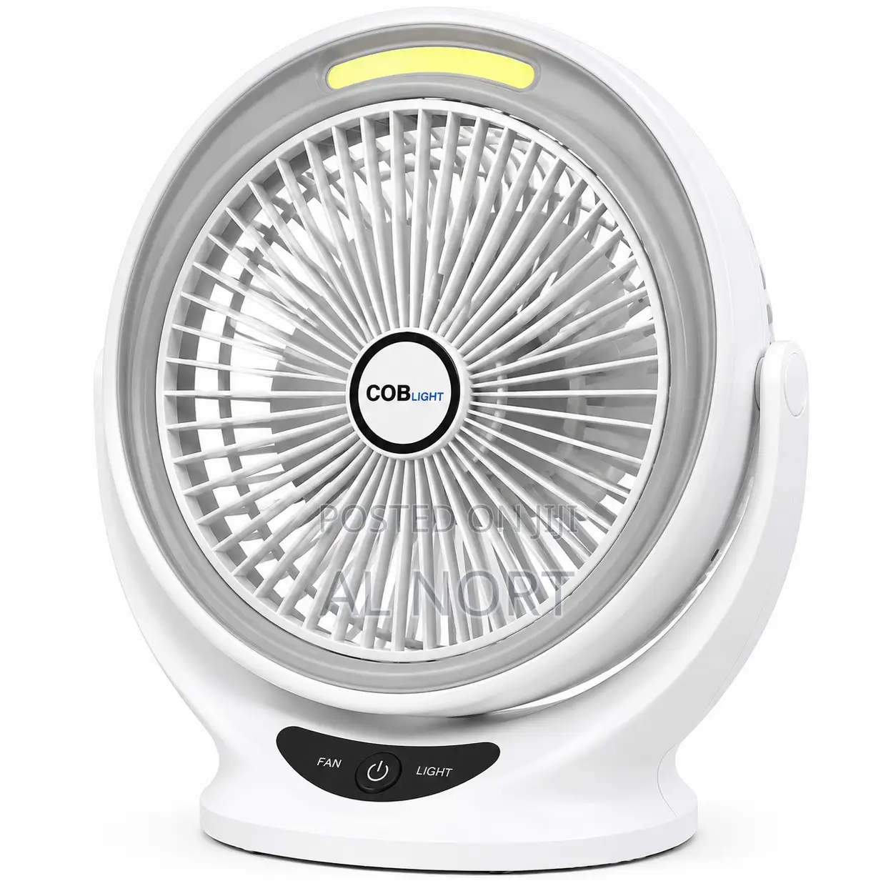 COB Light YT-M2031 Multifunction USB Desktop Fan – White