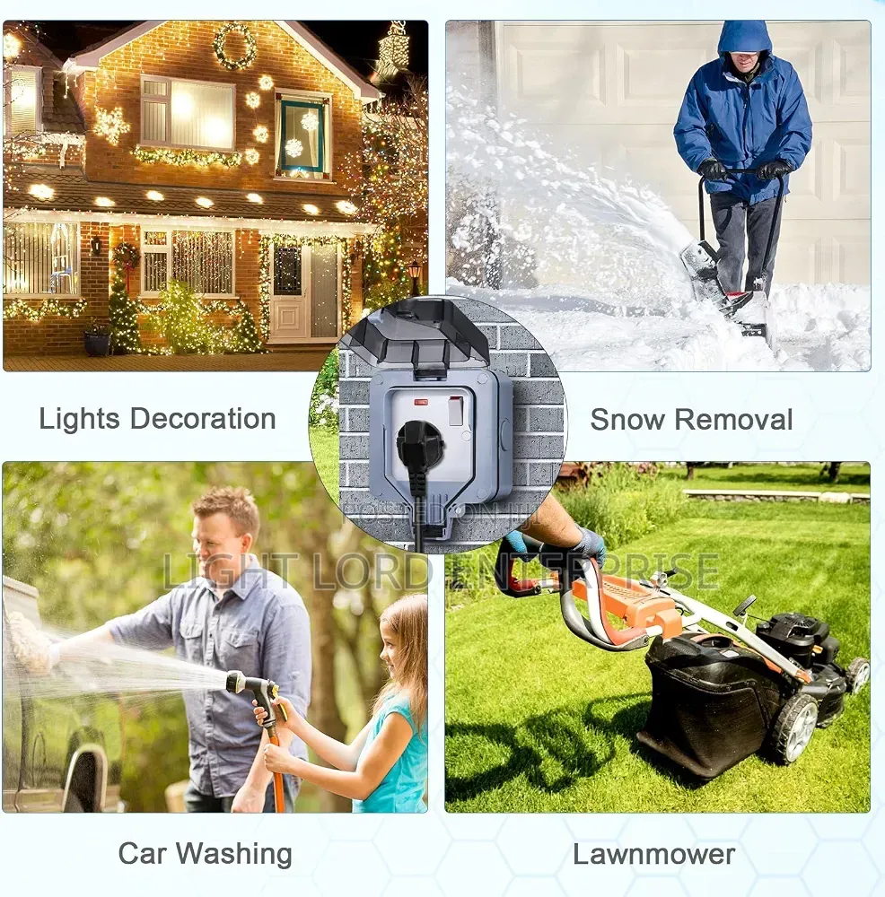 Unique Single Waterproof Socket