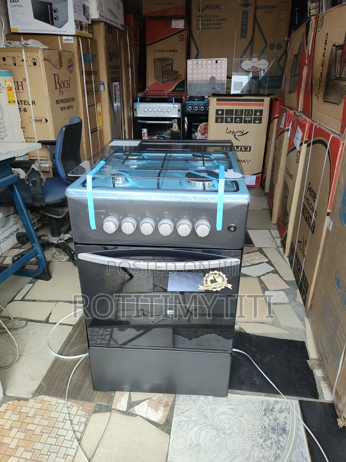 Vintage Volcano 4burner Cooker