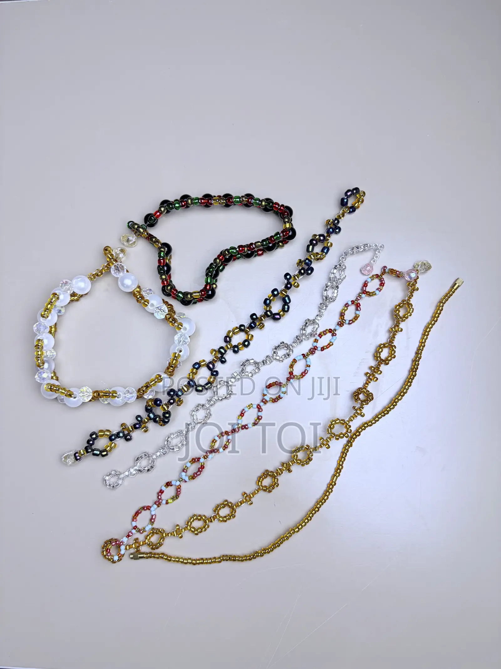 2pair Luxe Beaded Anklet