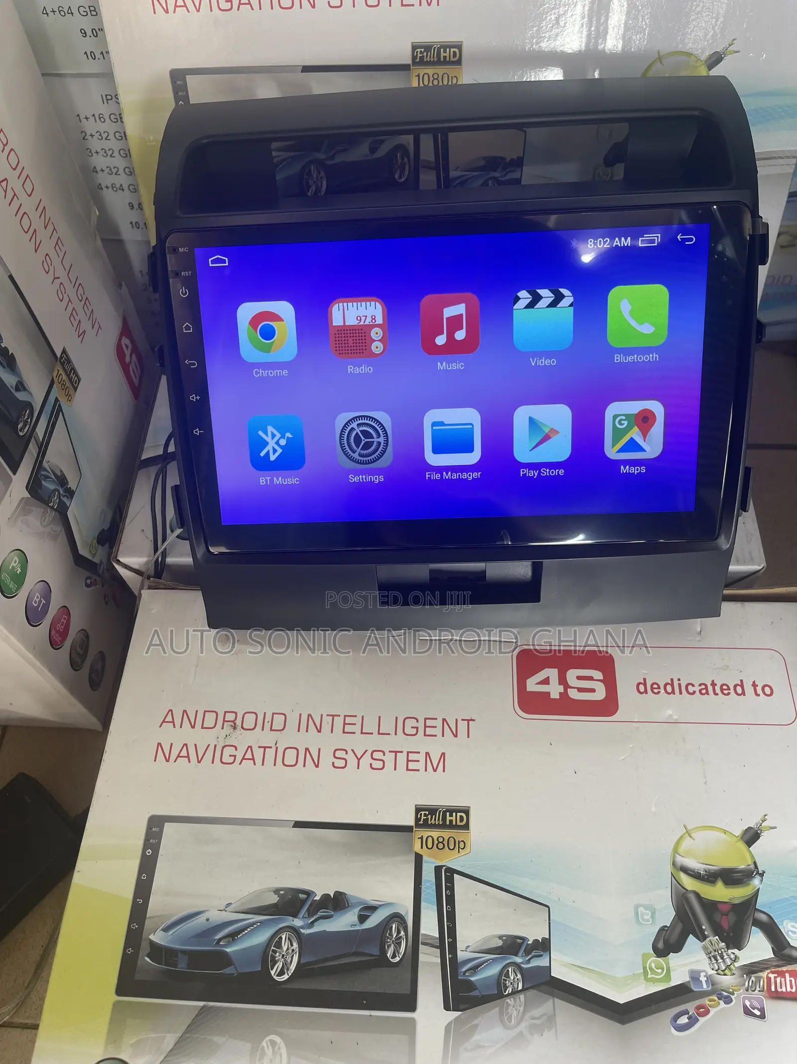 Toyota Land Cruiser 2012 Android Infotainment Upgrade Screen 10”