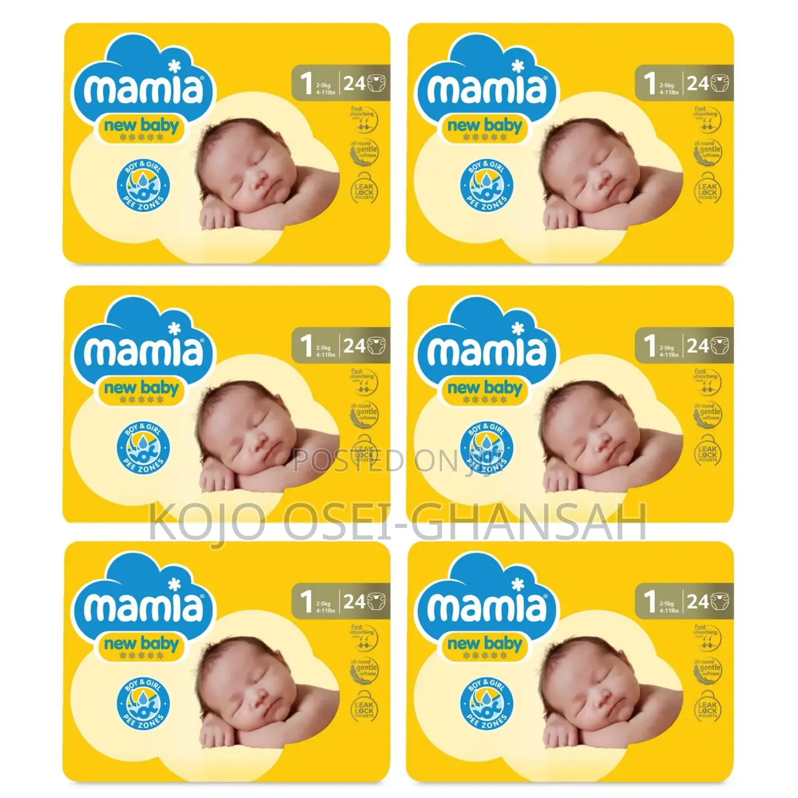 Mamia Size 1 24 Count
