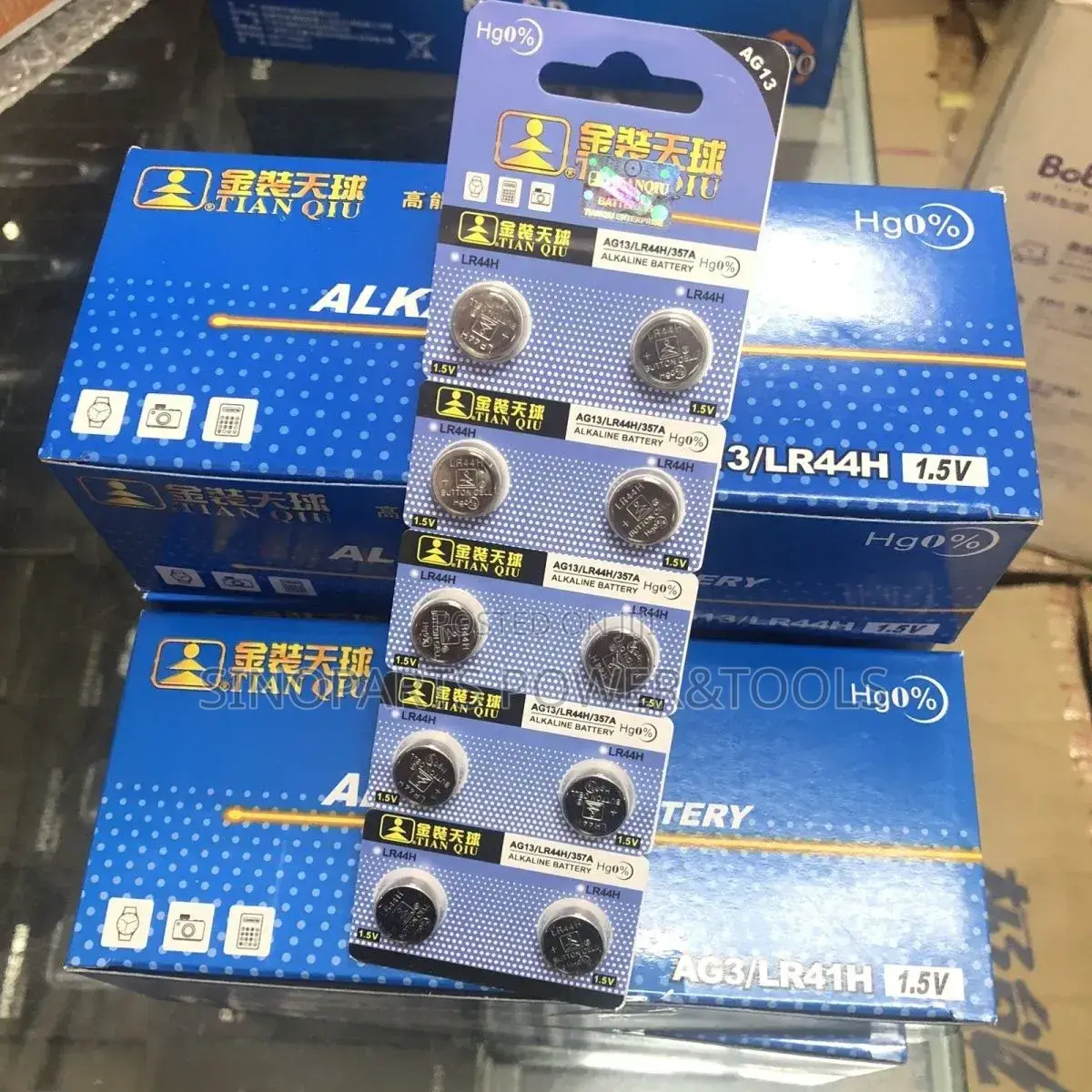 Tianqiu AG13 LR44 Button Cell Battery A76 357 10pcs