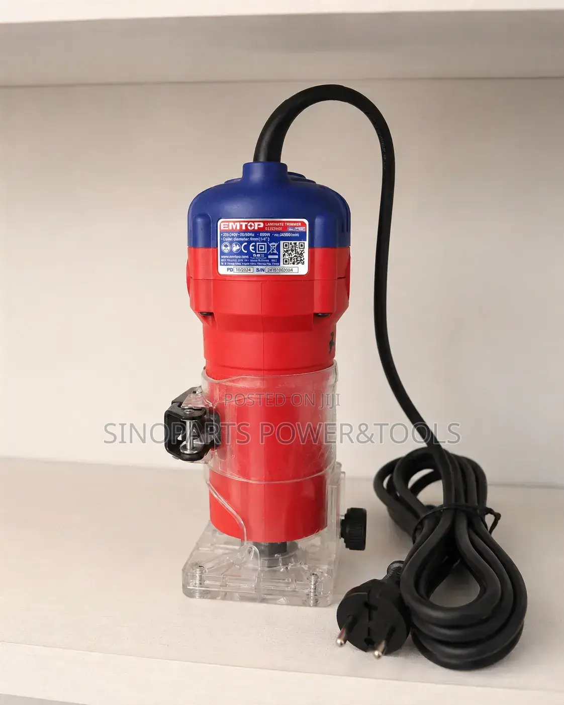 Brand New EMTOP ELTR6001 600W Palm Router / Laminate Trimmer