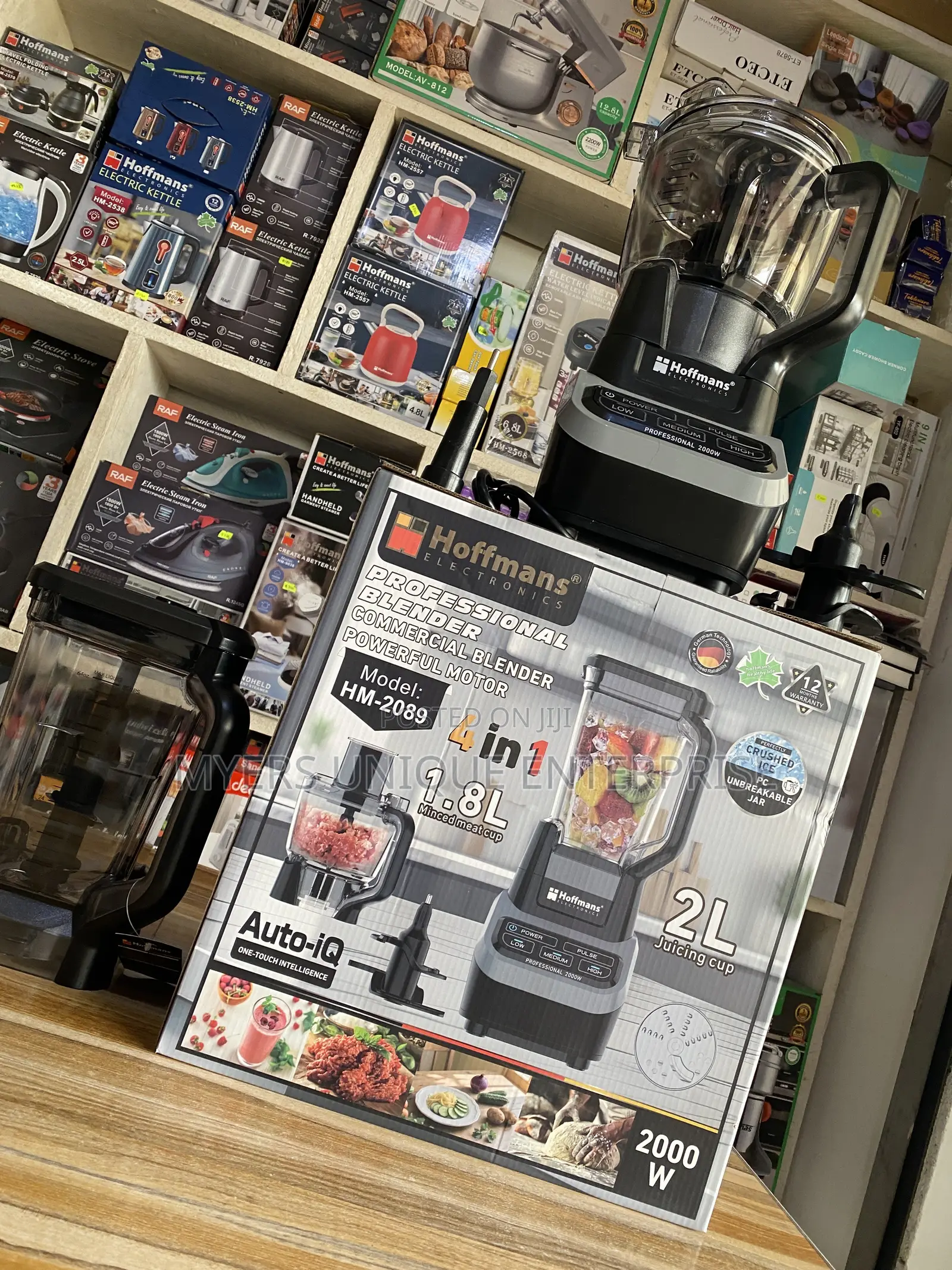Hoffmans 4 in 1 Blender and Food Processor (1.8L)