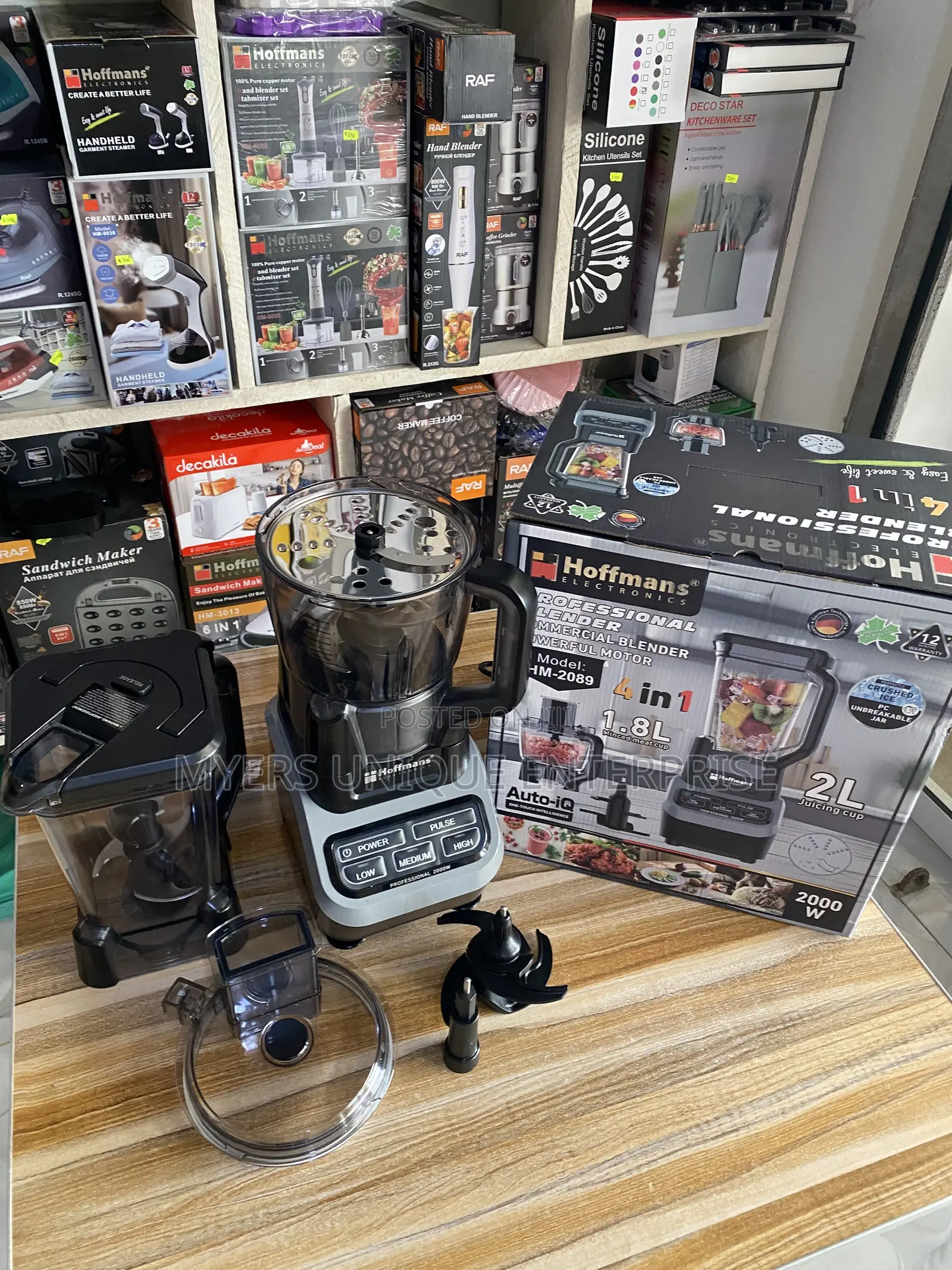 Hoffmans Professional Blender for Smoothies and Juice