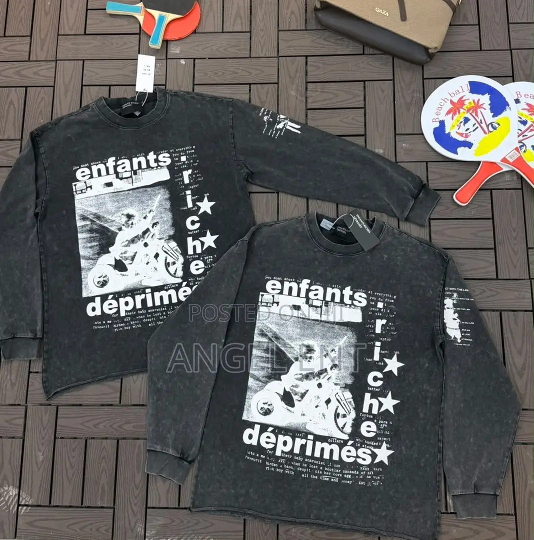 Enfants Riches Déprimés Long-Sleeve Available (Location: Adum Kumasi)