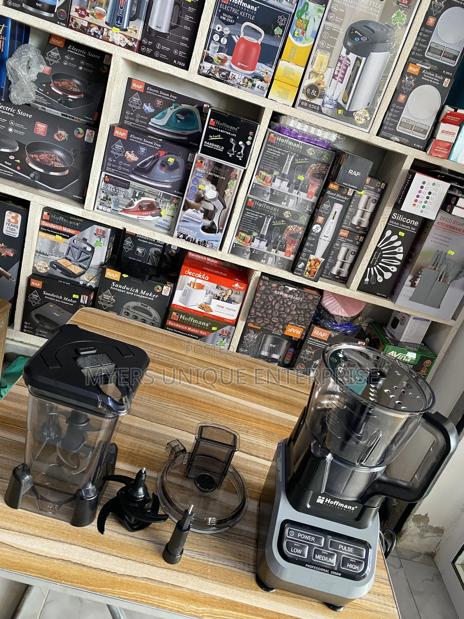 Hoffmans 2000W Blender - For Fruits, Meat, Ice