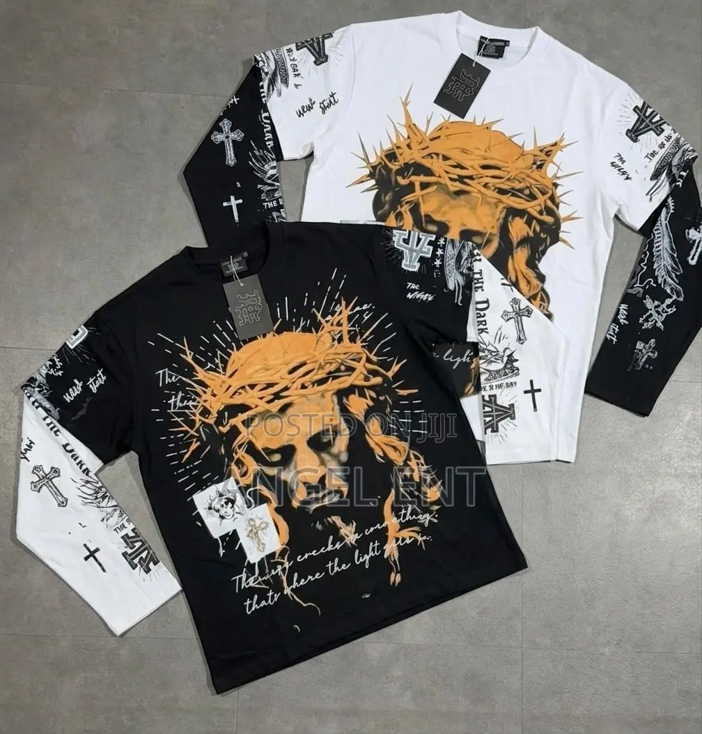 Our Goth Men’s 2 in 1 Long Sleeve Jesus Long Sleeves (Loc:Adum Kumasi)