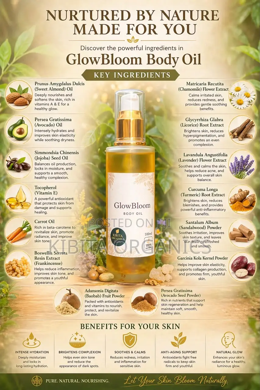 GlowBloom Body Oil