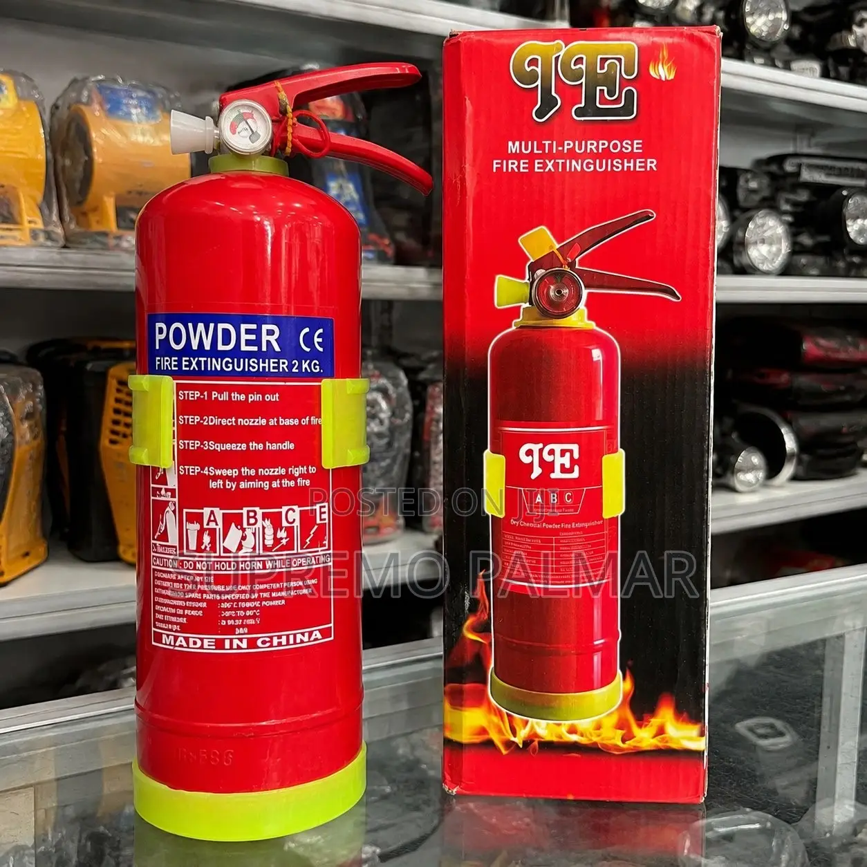 2KG Dry Powder Fire Extinguisher – ABC Multipurpose Fire Extinguisher