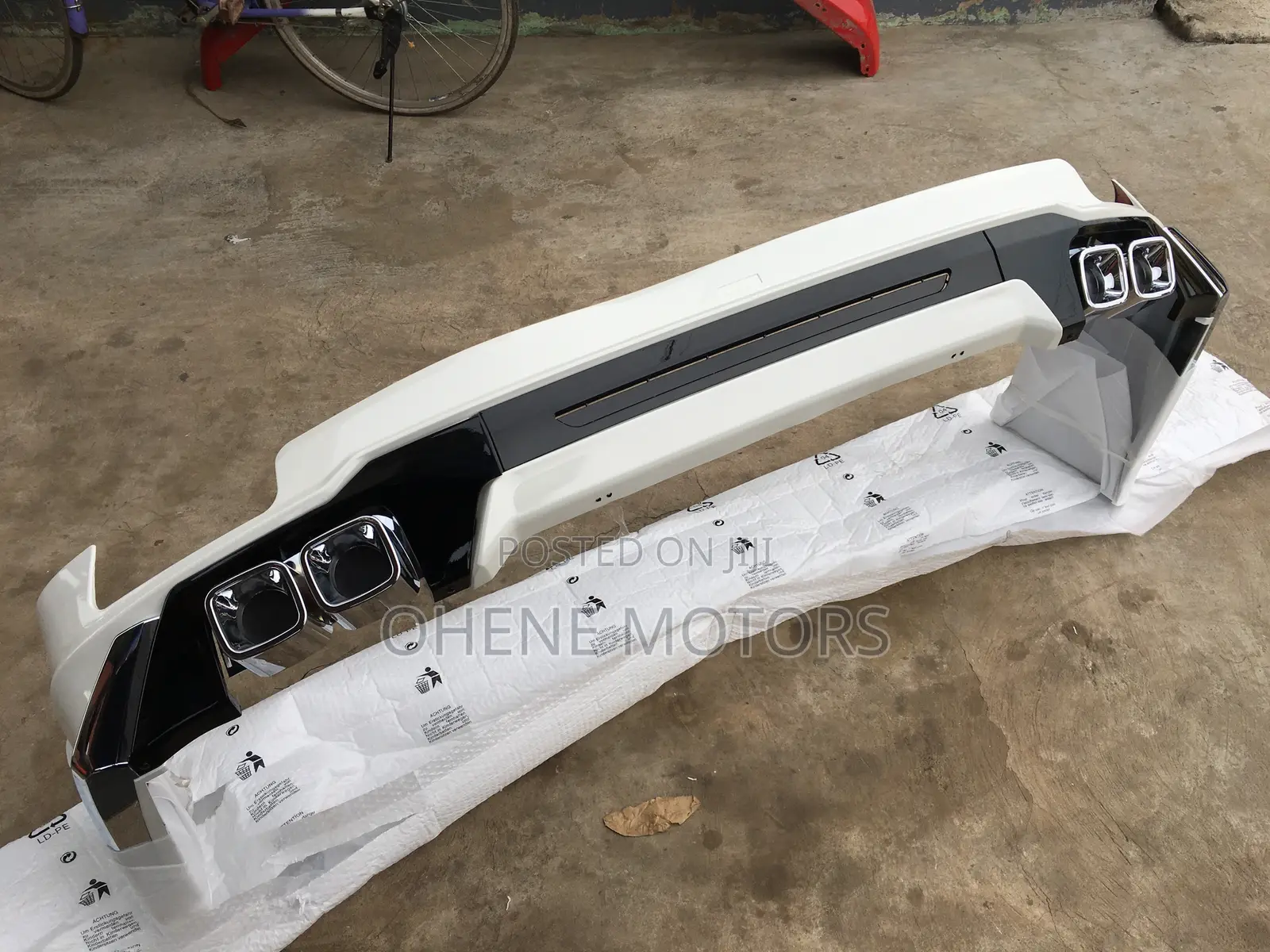 Toyota Land Cruiser Prado 2017-2020 Back Bumper