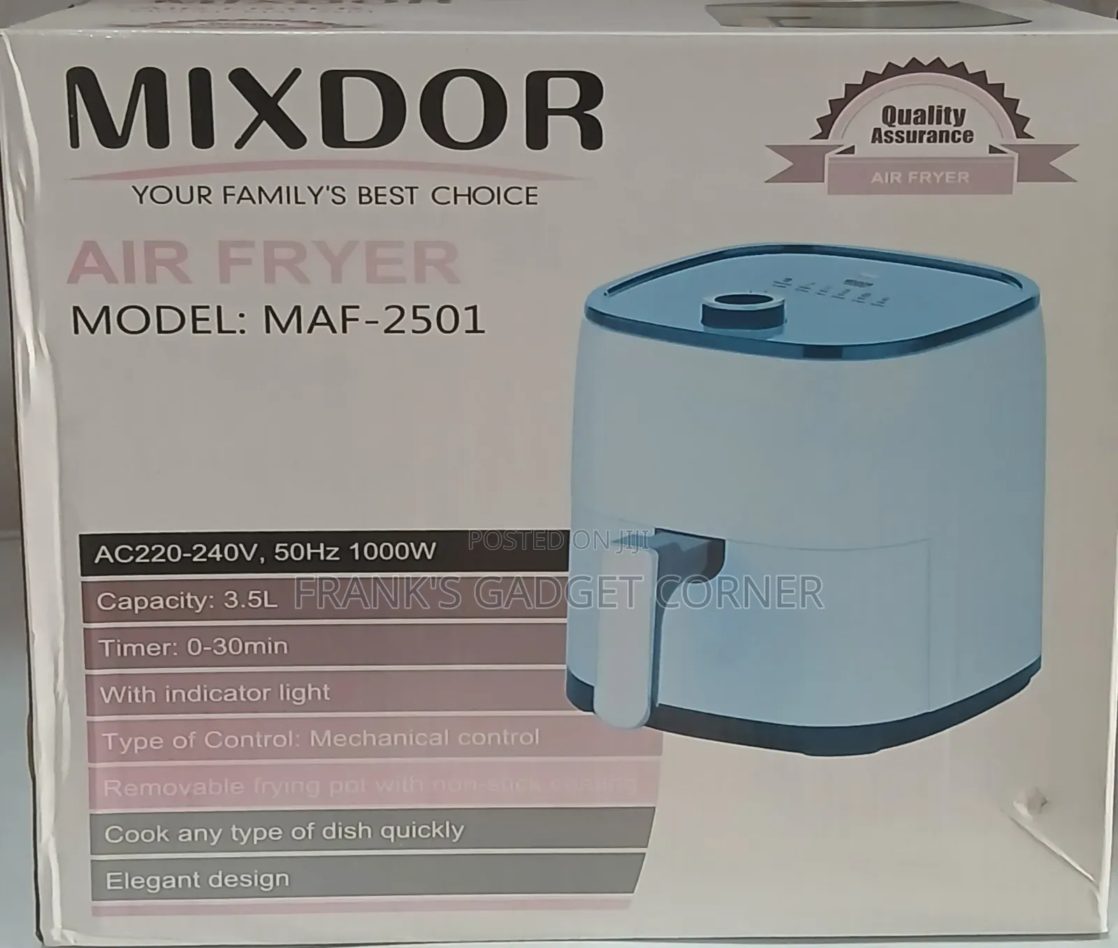 MIXDOR Air Fryer
