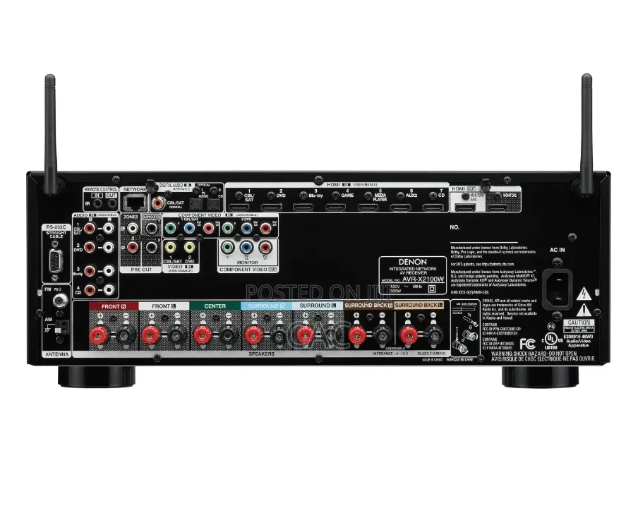 Denon AVR-X2100W Bluetooth Wifi 7.2 Channel